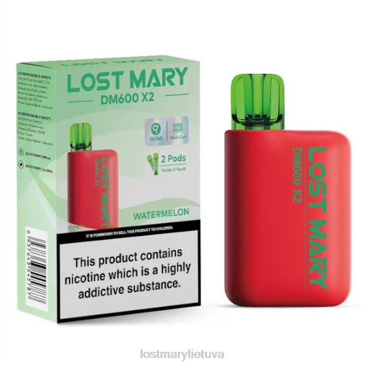 pamesta Mary dm600 x2 vienkartinė vape arbūzas | LOST MARY Tappo Z4JV200