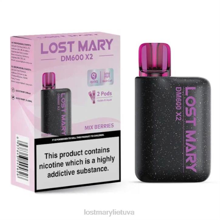 pamesta Mary dm600 x2 vienkartinė vape sumaišykite uogas | LOST MARY Vape Sale Z4JV196