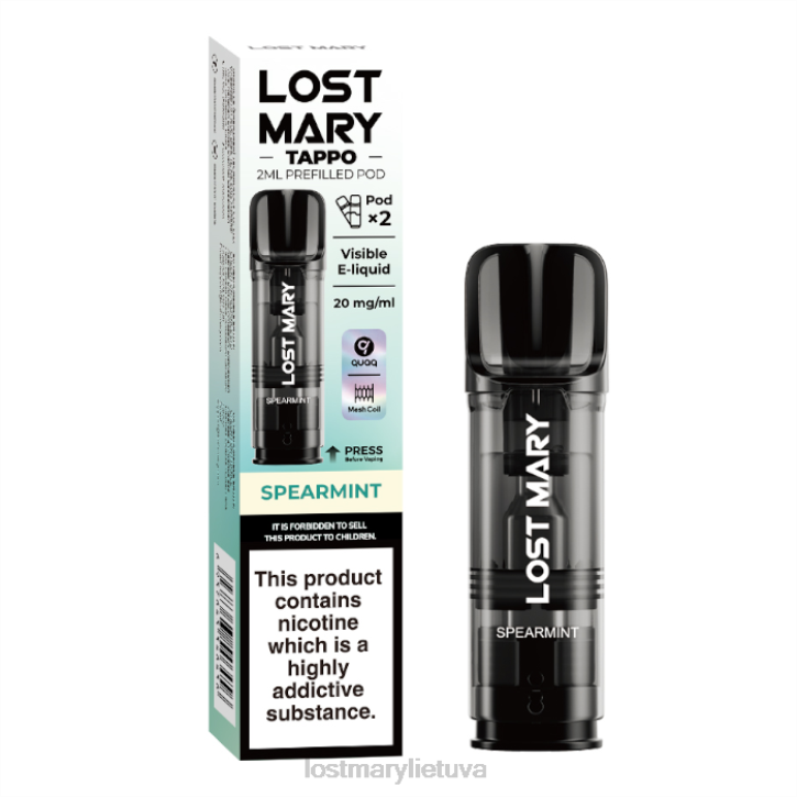 prarastos Mary Tappo užpildytos ankštys - 20 mg - 2 vnt šaltmėčių | LOST MARY Vape Sale Z4JV176