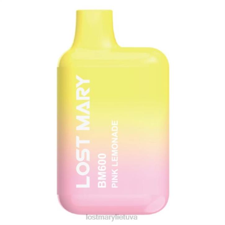 pamestas Mary bm600 vienkartinis vape rožinis limonadas | LOST MARY Flavours Z4JV138